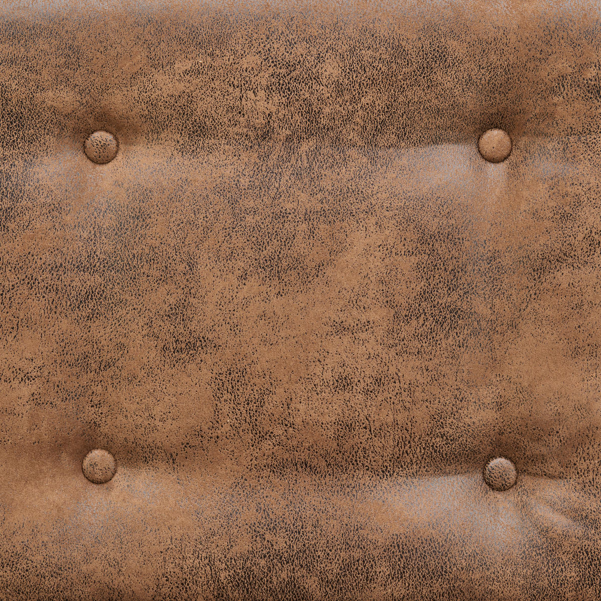 SITZBANK Metall, Textil Braun  - Schwarz/Braun, Lifestyle, Textil/Metall (160/90/41cm) - MID.YOU