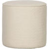 HOCKER in Textil Creme  - Creme, Design, Textil (46/46/46cm) - Livetastic