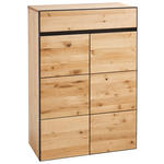 KOMMODE  in 82/119/38 cm  - Eichefarben/Anthrazit, KONVENTIONELL, Holz/Holzwerkstoff (82/119/38cm) - Linea Natura