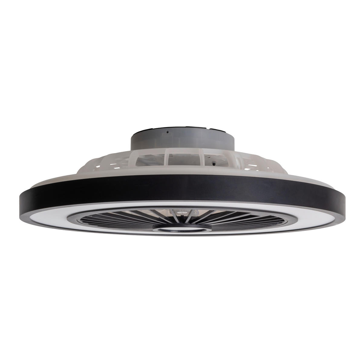 LED-DECKENLEUCHTE ARIOSO 54/16 cm   - Schwarz/Weiß, KONVENTIONELL, Kunststoff/Metall (54/16cm) - Näve