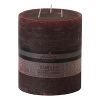 DREIDOCHTKERZE 12/14 cm  - Dunkelrot, Basics, Naturmaterialien (12/14cm) - Steinhart