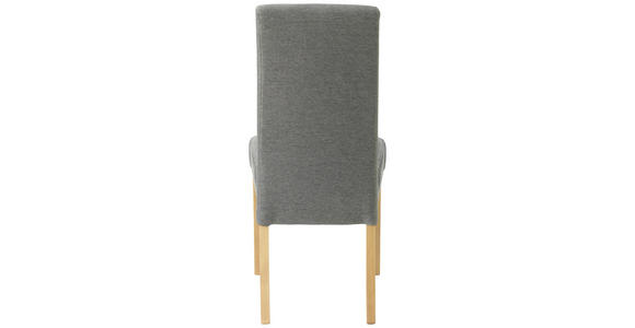 STUHL Webstoff Graphitfarben - Buchefarben/Graphitfarben, KONVENTIONELL, Holz (42/95/57cm) - Carryhome