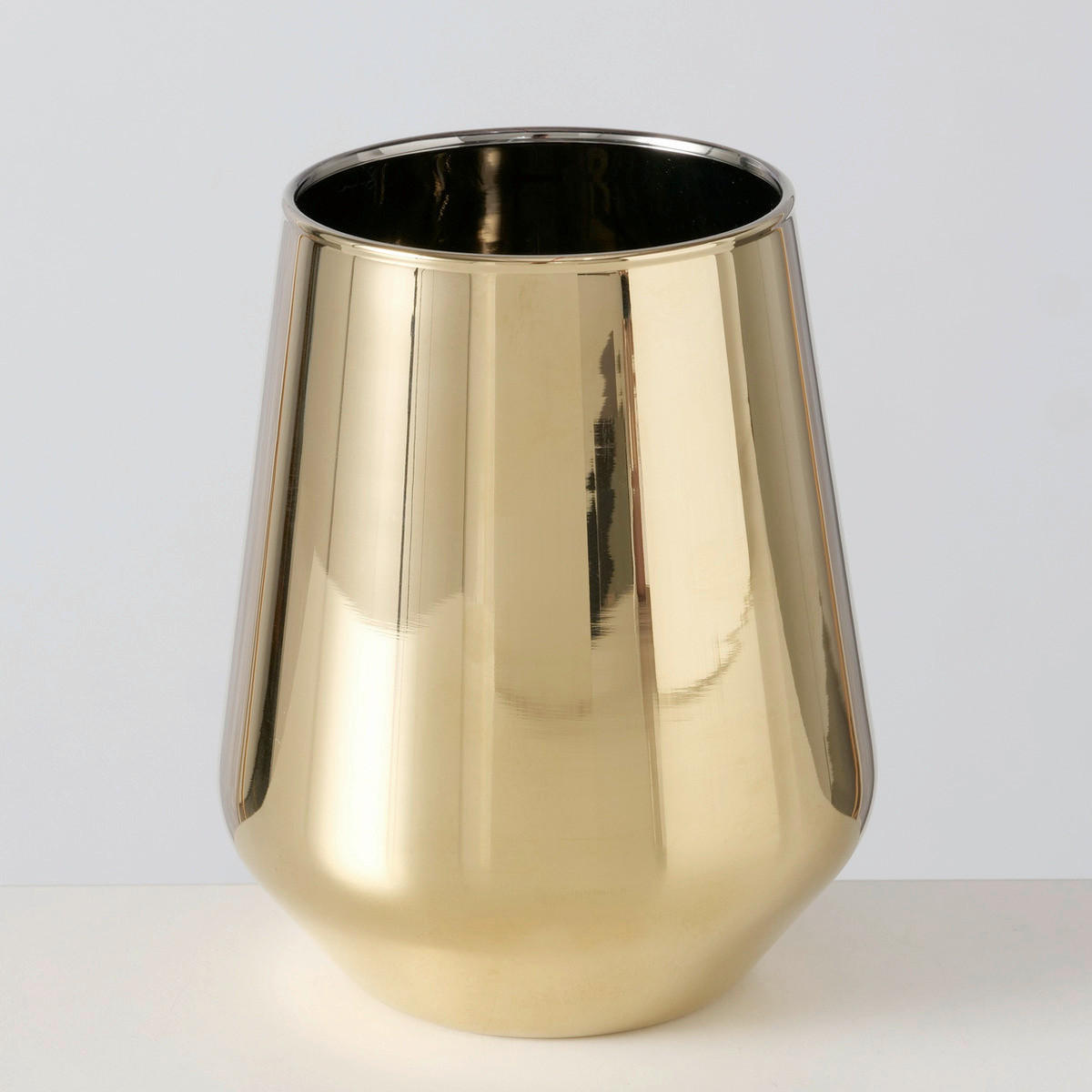 GLAS  - Goldfarben, Design, Glas (9/22cm)