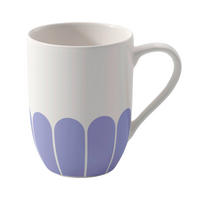 BECHER Fleur Bleu    - Weiß/Hellblau, MODERN, Keramik (11,5/8/10,5cm) - Villeroy & Boch