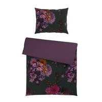 WENDEBETTWÄSCHE 2-teilig Satin 140/200 cm  - Aubergine, KONVENTIONELL, Textil (140/200cm) - Esposa