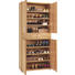 SCHUHSCHRANK 84/191,5/39 cm - Chromfarben/Eichefarben, Design, Holz/Kunststoff (84/191,5/39cm) SCHUHSCHRANK 84/191,5/39 cm - Chromfarben/Eichefarben, Design, Holz/Kunststoff (84/191,5/39cm)