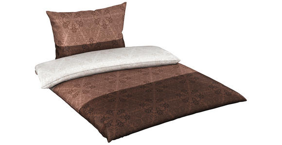 BETTWÄSCHE Satin 140/200 cm  - Taupe, KONVENTIONELL, Textil (140/200cm) - Esposa