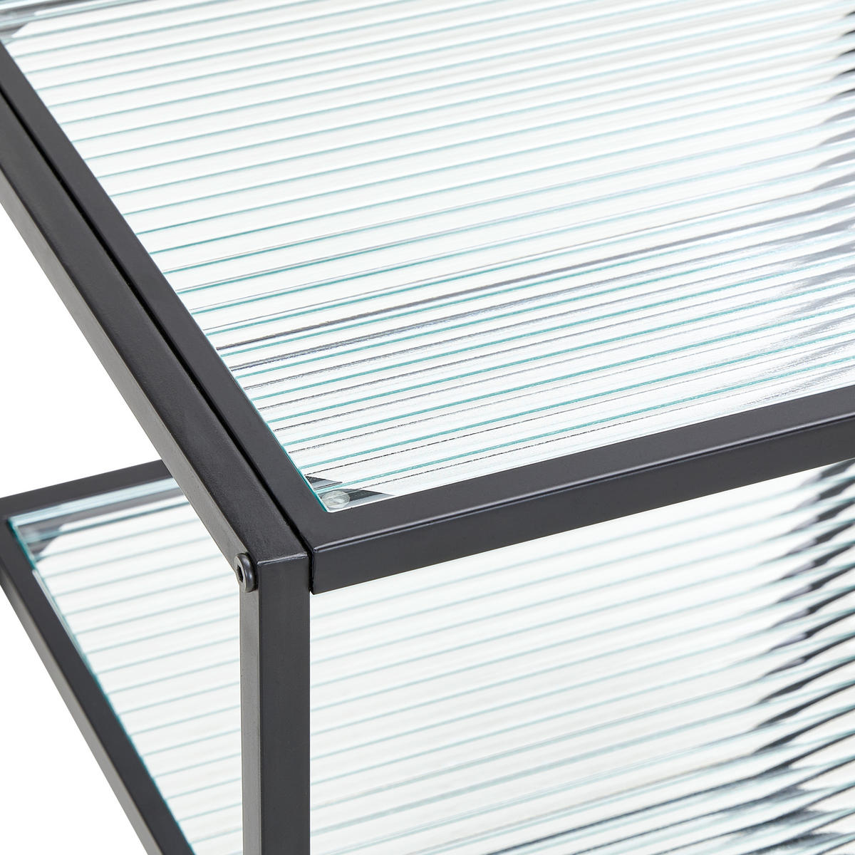 REGAL  42/64/35 cm Schwarz  - Schwarz, Design, Glas/Metall (42/64/35cm) - MID.YOU