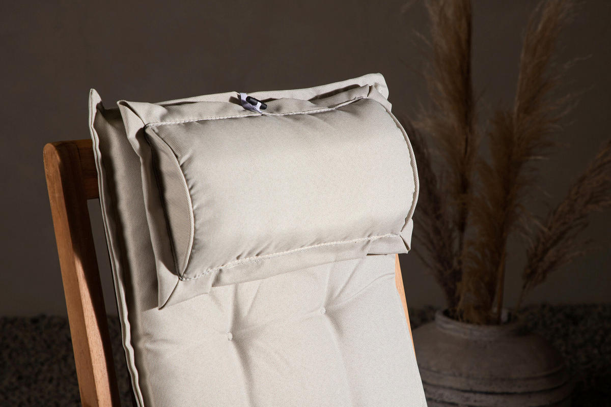 DYNA TILL RELAXFÅTÖLJ    - vit, Modern, textil (116/46/5,5cm) - Gardenson