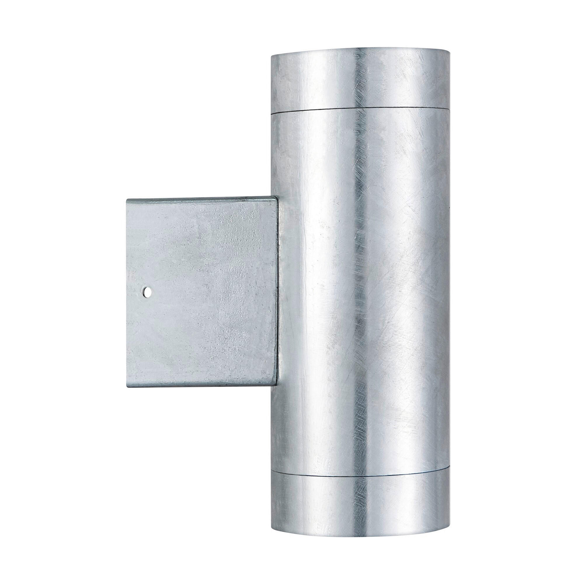 AUßENWANDLEUCHTE 7,6/19 cm   - Zinkfarben, KONVENTIONELL, Metall (7,6/19cm) - Nordlux