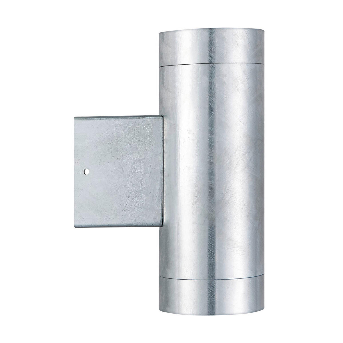 AUßENWANDLEUCHTE 7,6/19 cm   - Zinkfarben, KONVENTIONELL, Metall (7,6/19cm) - Nordlux