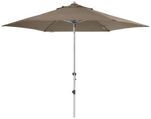 SONNENSCHIRM 320 cm Greige  - Greige/Alufarben, Basics, Textil/Metall (320cm) - Doppler