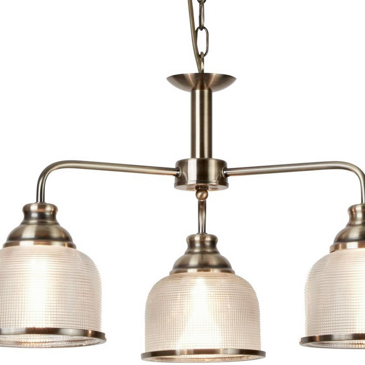 HÄNGELEUCHTE Bistro II 56/120/56 cm  - Messingfarben, KONVENTIONELL, Glas/Metall (56/120/56cm)