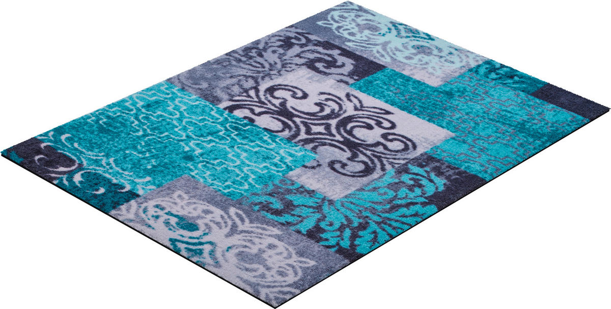 FUßMATTE 40/60 cm Pago  - Anthrazit/Hellgrau, LIFESTYLE, Kunststoff/Textil (40/60cm) - Grund
