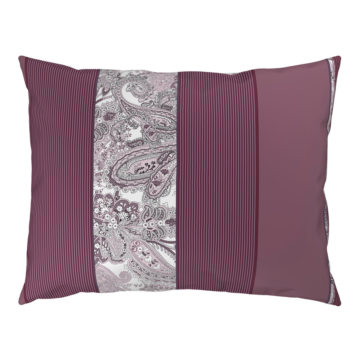 BETTWÄSCHE 2-teilig STRIPES DK Satin 140/200 cm  - Violett, Design, Textil (140/200cm) - Dieter Knoll