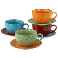 SCHÜSSELSET Nature Collection 8-teilig  - Rot/Orange, Design, Keramik (10,5/6,5/10,5cm) - Creatable
