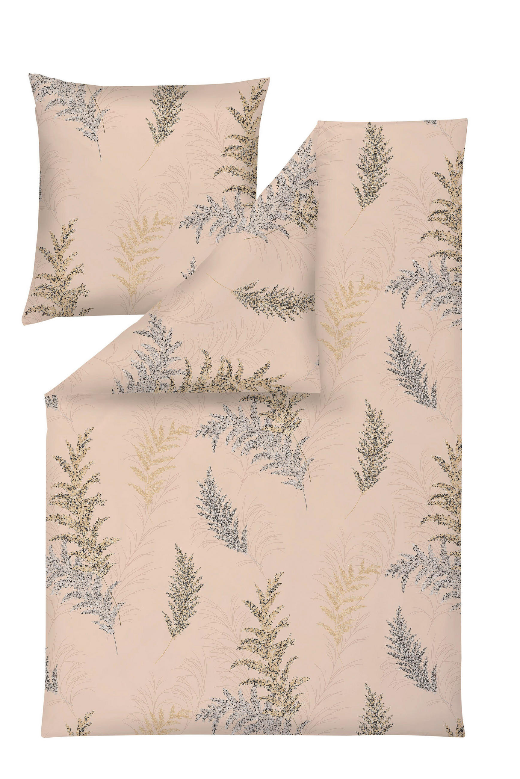 BETTWÄSCHE 2-teilig Atelier Flanell 135/200 cm  - Sahara, Design, Textil (135/200cm) - Estella