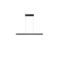 LED-HÄNGELEUCHTE 120/3,5/150 cm  - Schwarz, Design, Metall (120/3,5/150cm) - BOPP
