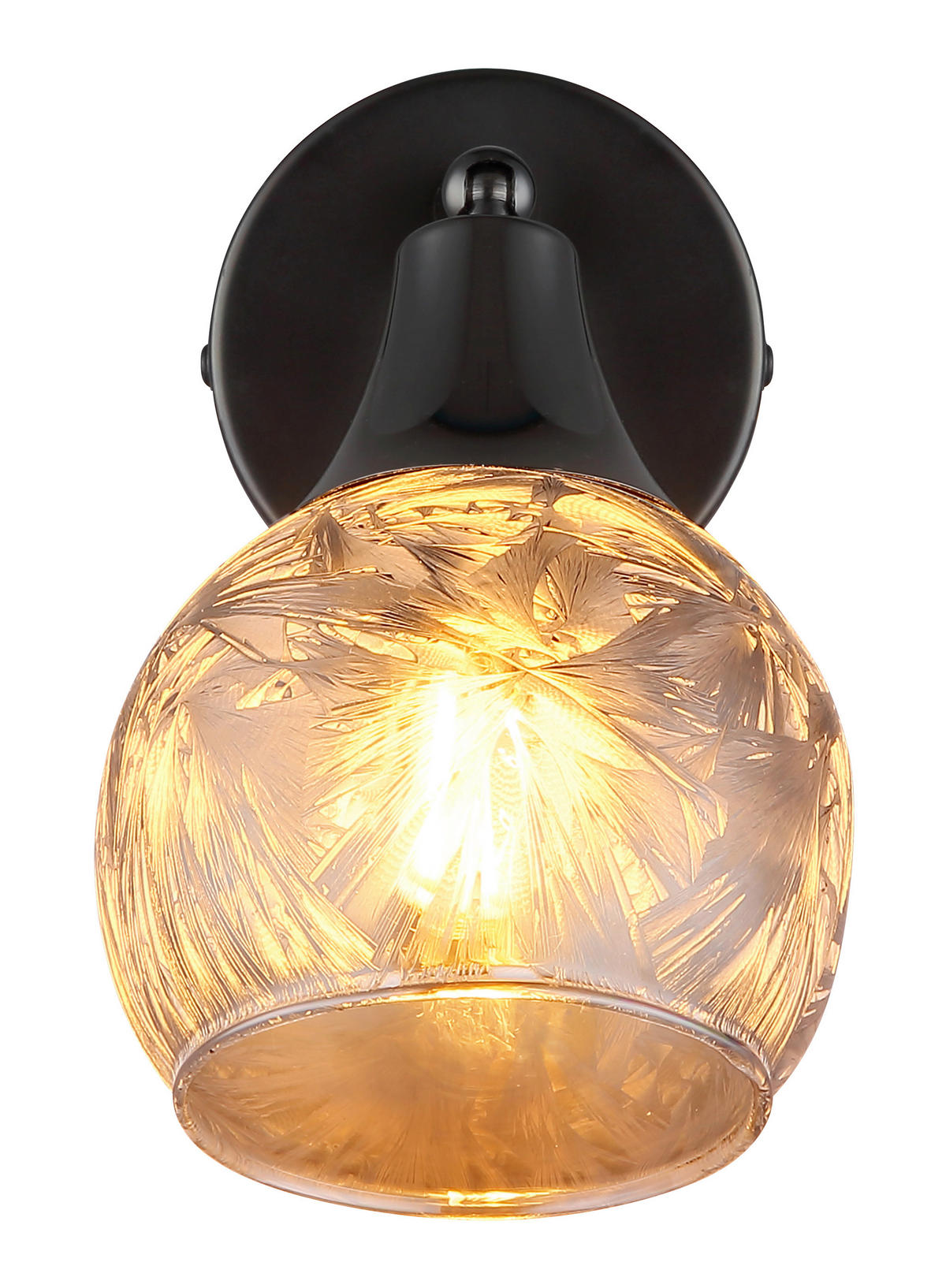 STRAHLER 12/16 cm   - Schwarzchrom/Grau, Basics, Glas/Metall (12/16cm) - Globo