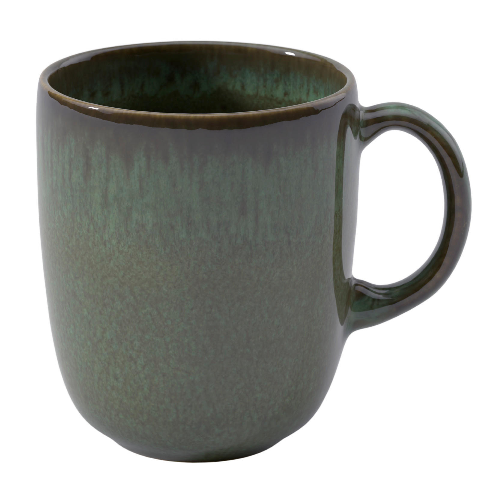 KAFFEEBECHER Lave Vert  400 ml   - Dunkelgrün, KONVENTIONELL, Keramik (12,5/9/10,5cm) - like.Villeroy & Boch