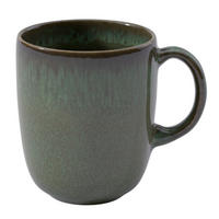KAFFEEBECHER Lave Vert  400 ml   - Dunkelgrün, KONVENTIONELL, Keramik (12,5/9/10,5cm) - like.Villeroy & Boch