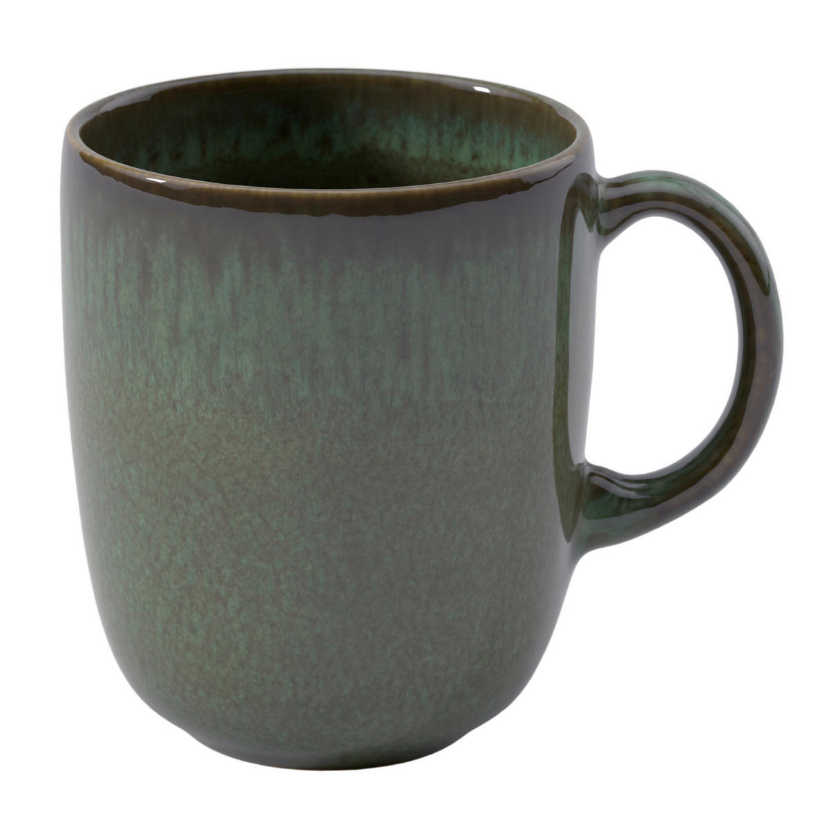 KAFFEEBECHER Lave Vert  400 ml   - Dunkelgrün, KONVENTIONELL, Keramik (12,5/9/10,5cm) - like.Villeroy & Boch
