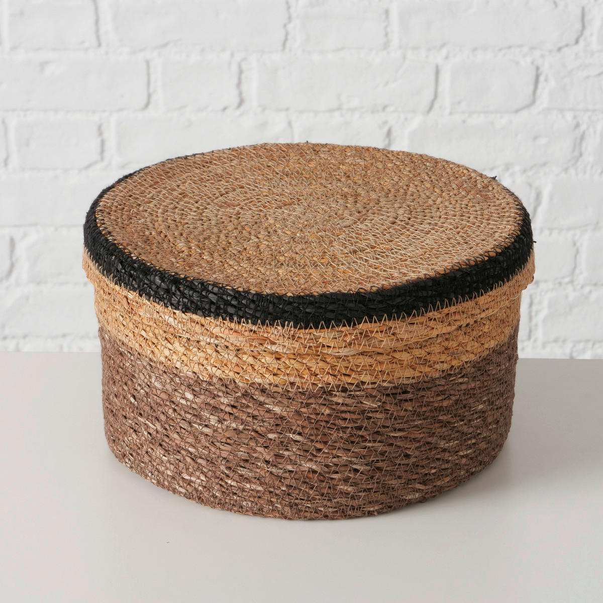 DEKOKORB - Schwarz/Braun, Basics, Naturmaterialien (27/14,5cm)