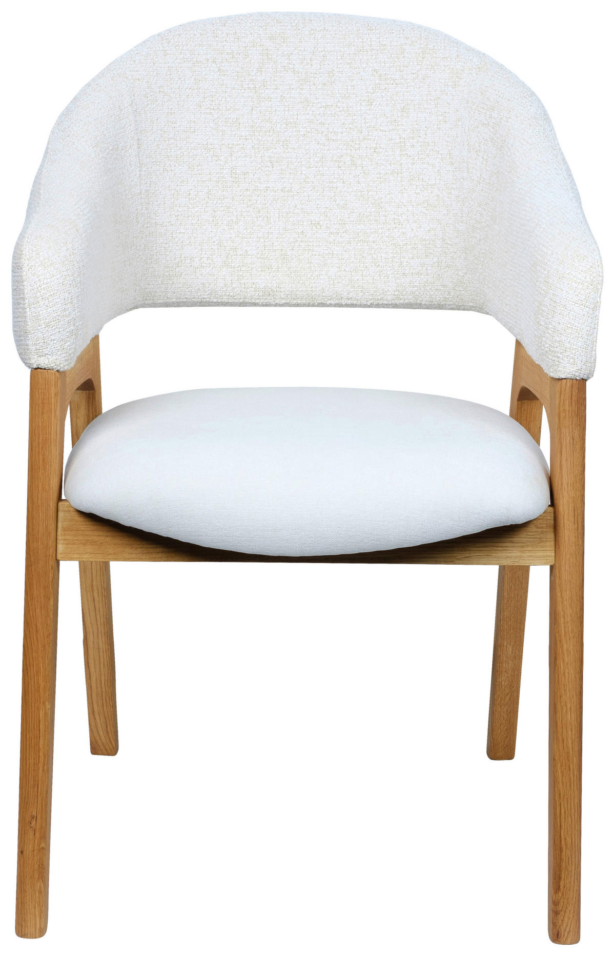 ARMLEHNSTUHL  in Webstoff  - Eichefarben/Beige, KONVENTIONELL, Holz/Textil (56,5/82,5/59,5cm) - Linea Natura