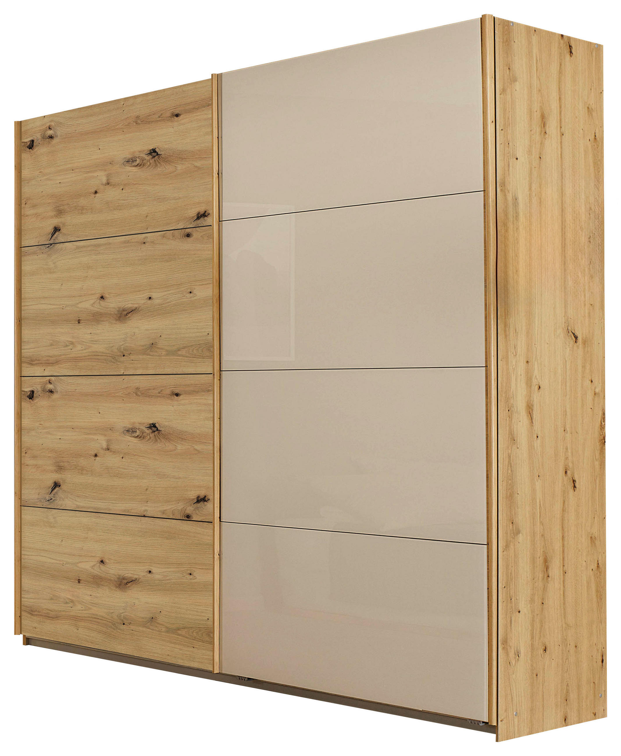 FÜGGESZTETT TOLÓAJTÓS SZEKRÉN  - Artisan tölgy, Basics, faalapú anyag/fém (226/62/229cm) - Xora