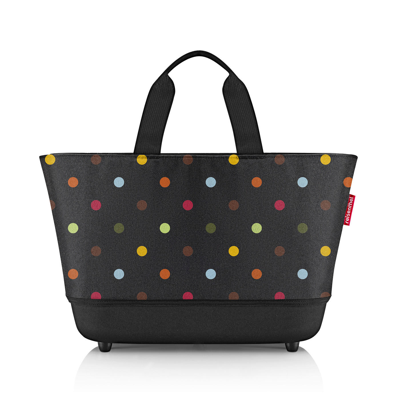 EINKAUFSKORB Dots 22 L - Gelb/Rot, Basics, Kunststoff/Textil (48/28/33cm) - Reisenthel