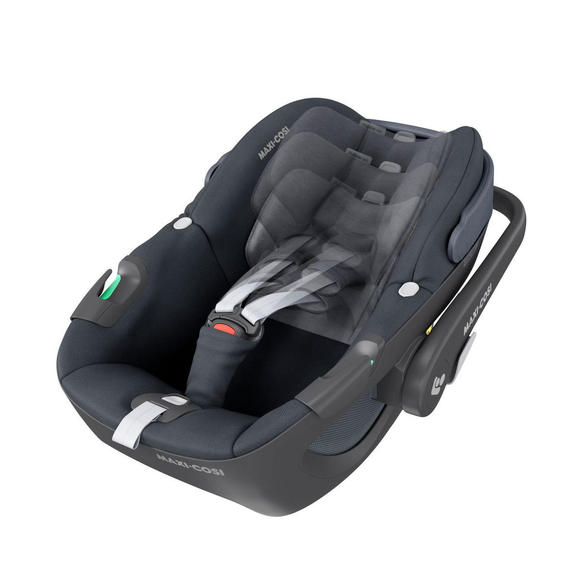 AUTO-SEDIŠTE ZA BEBE  Pebble 360  - tamnosiva, Trendi, metal/plastika (36/47/73cm) - Maxi-Cosi