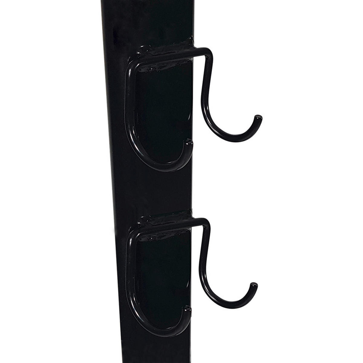 HANTELSTÄNDER  - Schwarz, KONVENTIONELL, Kunststoff/Metall (50/42/137cm)