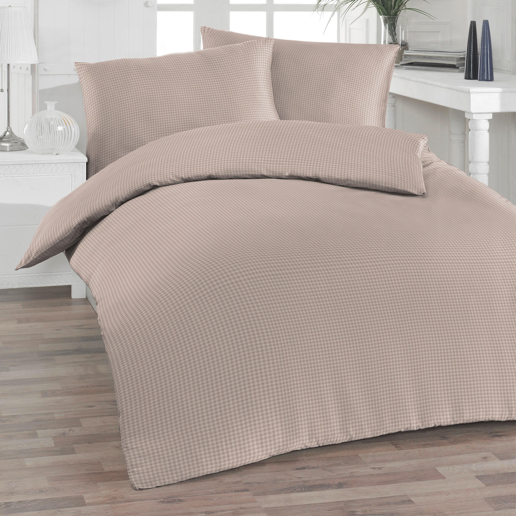BETTWÄSCHE Satin 140/220 cm  - Beige, Basics, Textil (140/220cm) - Florella