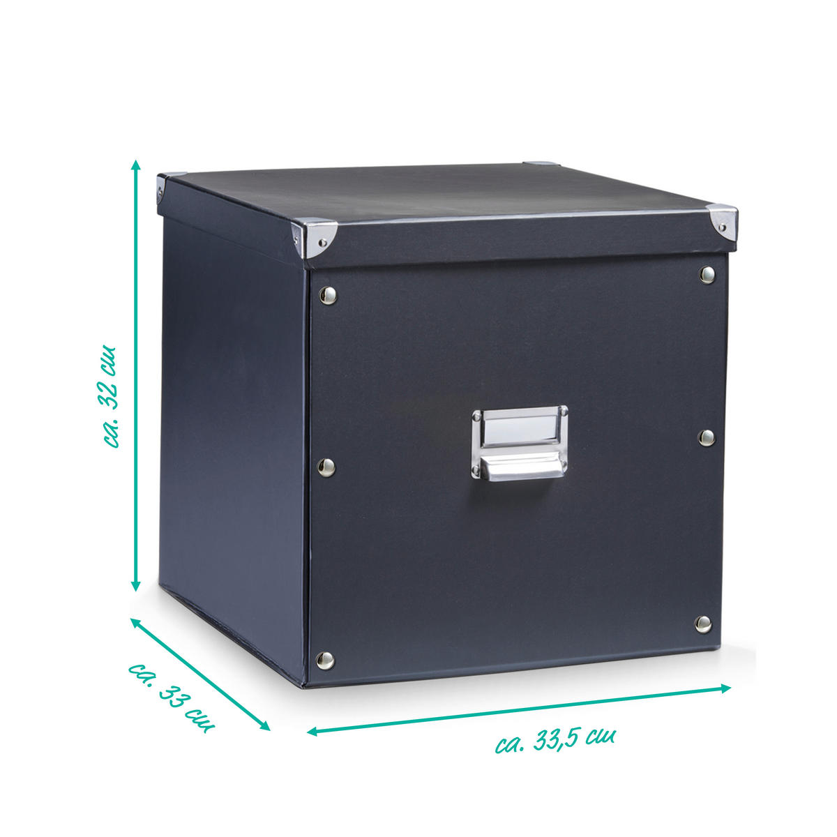 AUFBEWAHRUNGSBOX     - Basics, Karton (33,5/33/32cm)