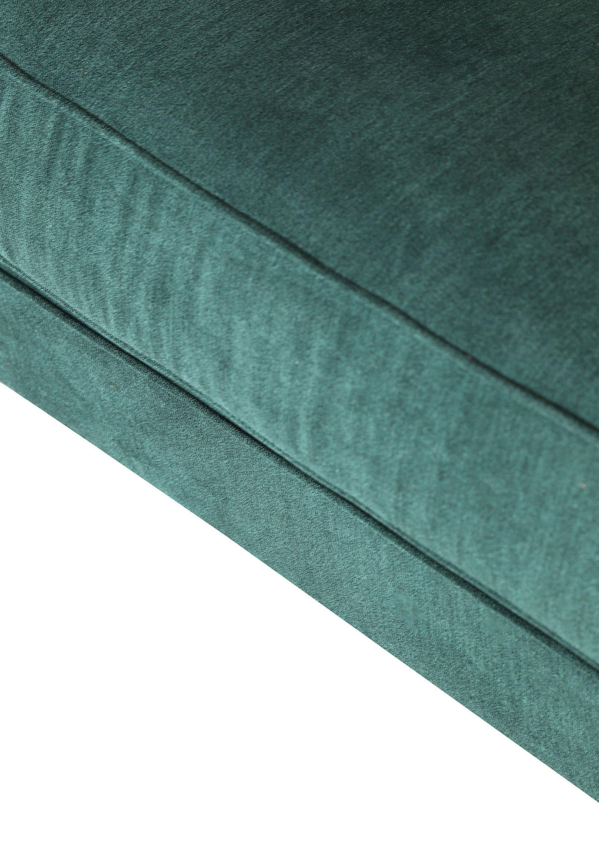 BIGSOFA in Flachgewebe Grün  - Dunkelbraun/Grün, Konventionell, Holz/Textil (270/80/110cm) - Livetastic