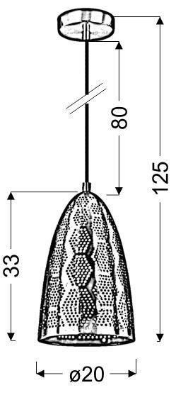 PENDELLEUCHTE 20/20/130 cm  - Schwarz, Design, Metall (20/20/130cm)