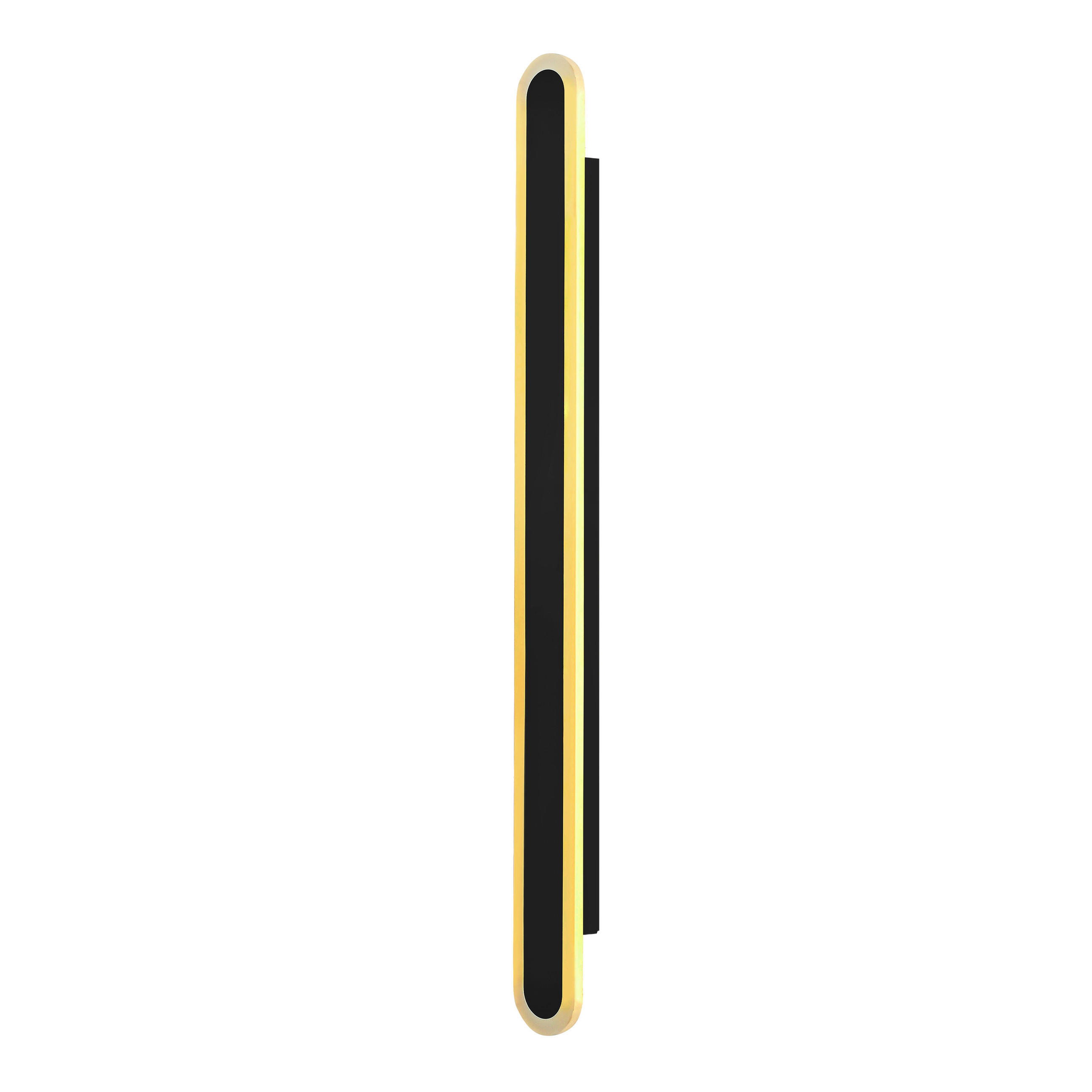 AUßENLEUCHTE STICK 5/90/8 cm  - Schwarz, Design, Metall (5/90/8cm)