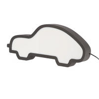 KINDERTISCHLEUCHTE 35/3.5/14 cm   - Schwarz, Basics, Holzwerkstoff/Kunststoff (35/3.5/14cm)