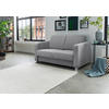 SCHLAFSOFA in Chenille Silberfarben  - Chromfarben/Silberfarben, Basics, Kunststoff/Textil (159/88/87cm) - Livetastic