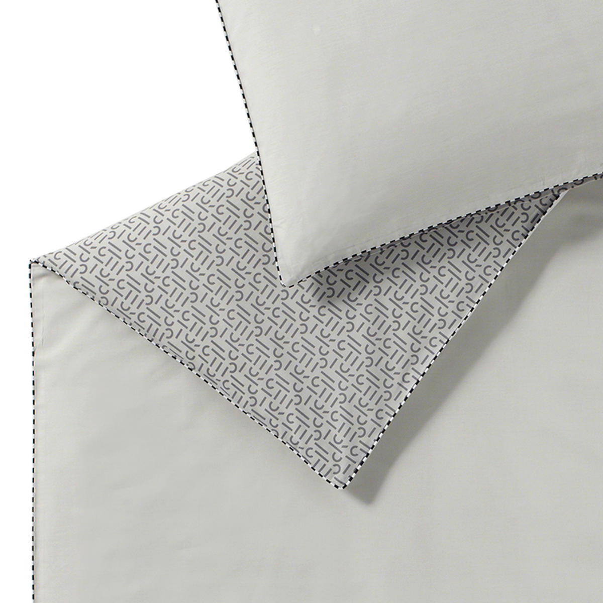 OBOUSTRANNÉ POVLEČENÍ, renforcé, šedá, světle šedá,  - šedá/světle šedá, Basics, textil (155/220cm) - Esprit