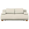 BOXSPRINGSOFA in Webstoff Naturfarben  - Naturfarben, Modern, Holz/Textil (205/93/108cm) - Venda