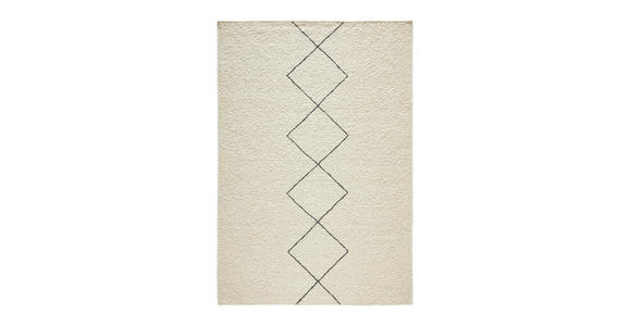 HANDWEBTEPPICH 70/130 cm  - Weiß, Natur, Textil (70/130cm) - Linea Natura