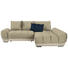 WOHNLANDSCHAFT in Textil Beige, Blau - Blau/Beige, MODERN, Textil/Metall (290/192/cm) - Carryhome WOHNLANDSCHAFT in Textil Beige, Blau - Blau/Beige, MODERN, Textil/Metall (290/192/cm) - Carryhome