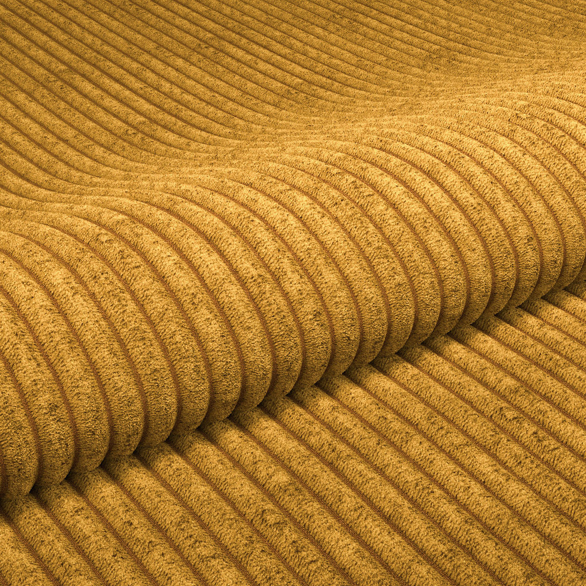 ECKSOFA Senfgelb  - Senfgelb, Trend, Textil (290/178cm) - P & B