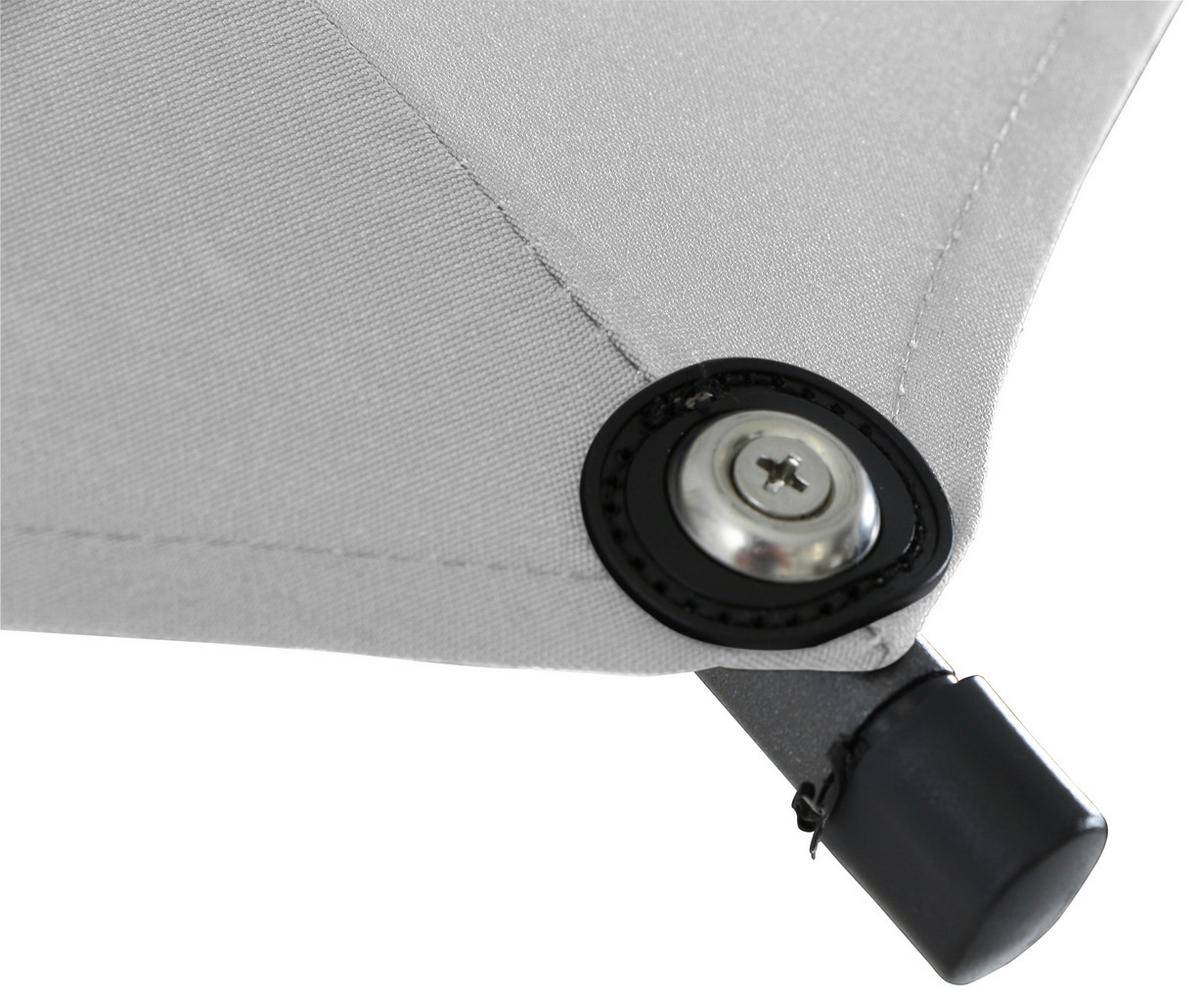 LOUNGEGARNITUR 3-teilig   Teakholz Aluminium, Stahl  - Anthrazit/Teakfarben, KONVENTIONELL, Holz/Kunststoff - Siena Garden