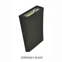 ZUNANJA STENSKA SVETILKA     12,60/4,30/18 cm          - črna, Design, kovina (12,60/4,30/18cm)