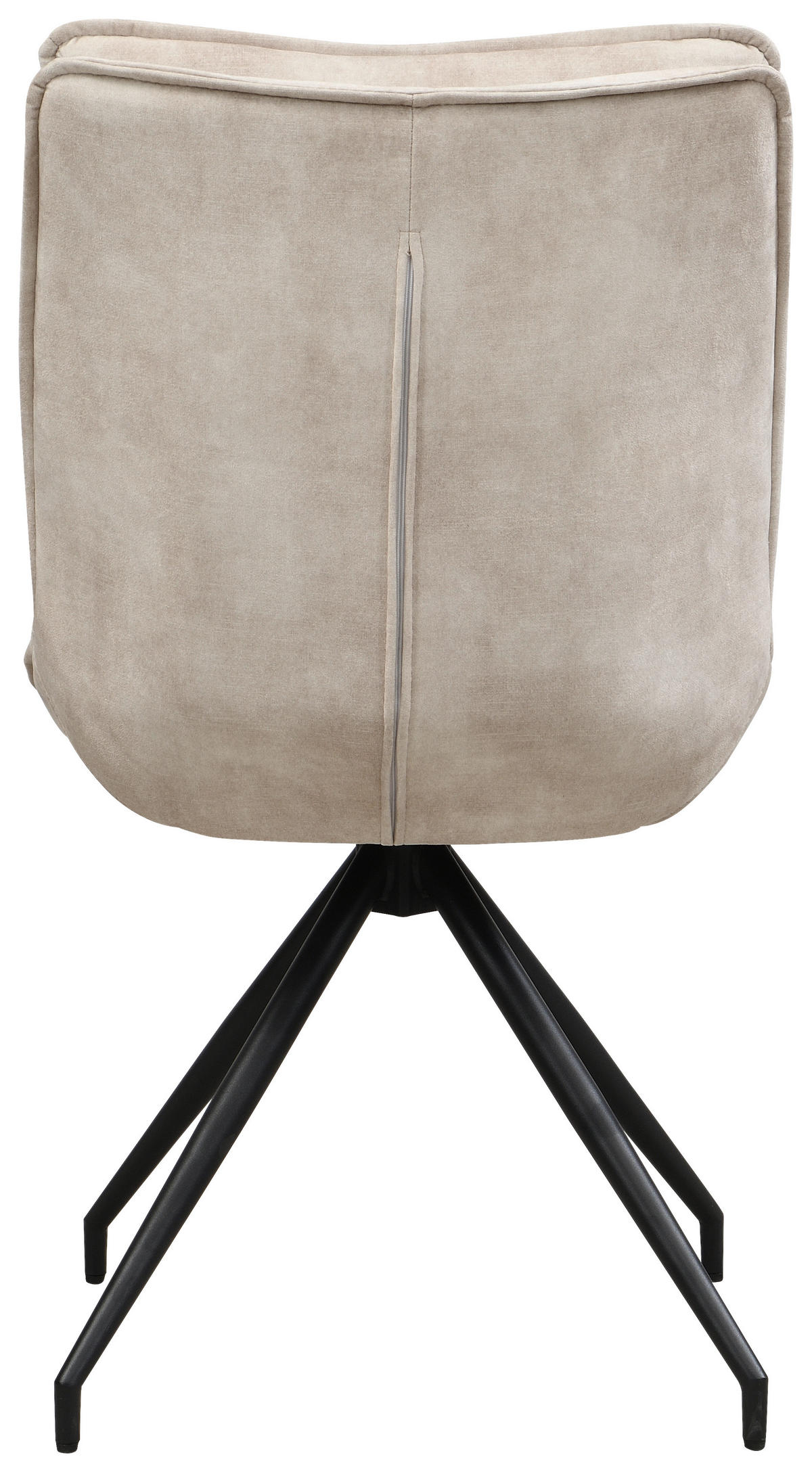 STOL  360° vridbar sits vävt tyg  - beige/svart, Design, metall/textil (52/92/61cm) - Carryhome