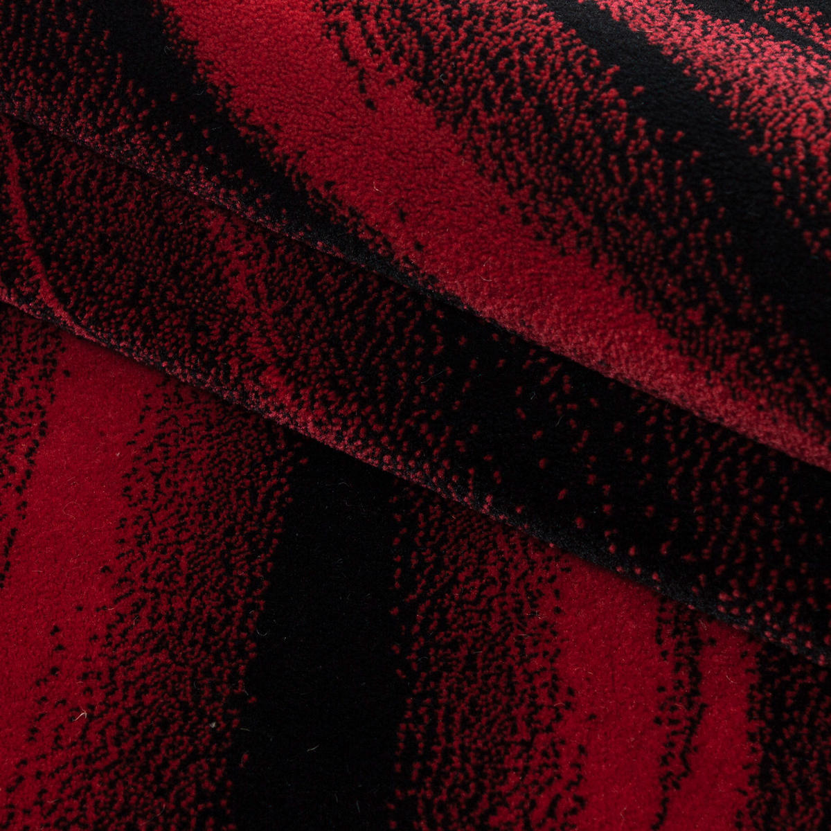 FLACHWEBETEPPICH 140/200 cm Miami Rot  - Rot, Design, Textil (140/200cm) - Novel