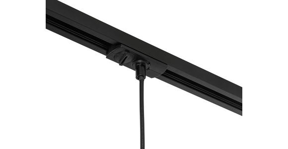 SCHIENENSYSTEM - Chromfarben/Schwarz, Trend, Kunststoff/Metall (262cm) - Novel