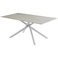 ESSTISCH rechteckig Beige  - Beige, MODERN, Stein/Metall (180/76/90cm) - MID.YOU